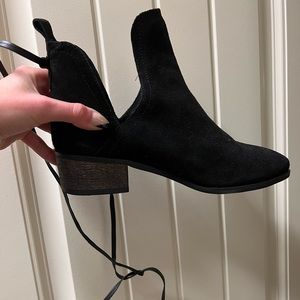 Brand new black booties